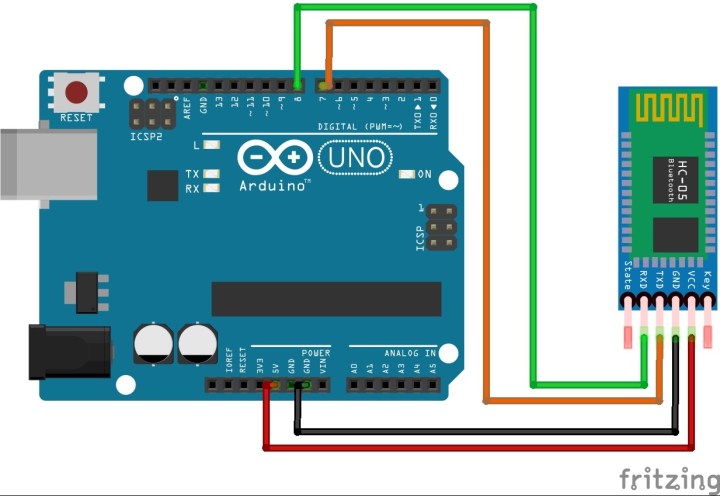 connecting bluetooth with the arduino 